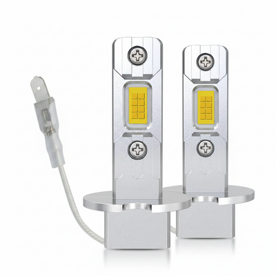 Ampoules LED H1 H3 pour BMW 100W, paire, fond blanc studio
