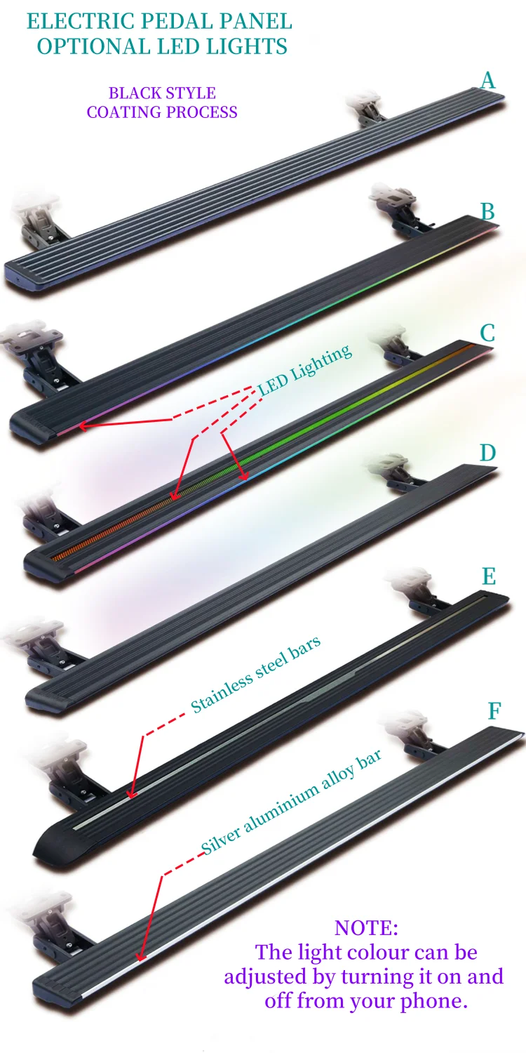 Marchepieds Électriques Mercedes GLE W166 W167 Aluminium Qualité Supérieure