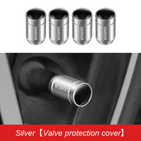Bouchons de Valve Porsche Cayenne, Cayman, Panamera, Macan, 911, 718 et 928 en Aluminium, Lot de 4, Argent, Rouge ou Noir