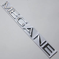 Logo Renault Mégane, Lettres de Coffre 3D 23,5 cm Rouge, Noir, Chrome ou Or, Mégane 1, 2, 3, 4 et RS