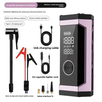 Booster de Batterie Voiture 12V avec Compresseur 150 PSI Écran Numérique