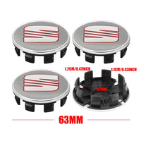 Cache-Moyeux Seat Leon Ibiza Ateca Cupra 55mm 63mm