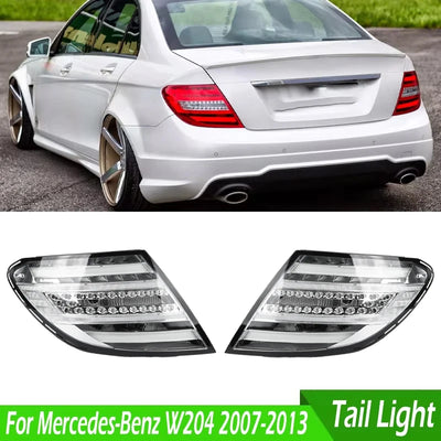 Feux Arrière LED Mercedes Classe C W204 Améliorés Look AMG