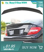 Lame Pare-Choc Mercedes W204 C63 AMG Carbone Diffuseur