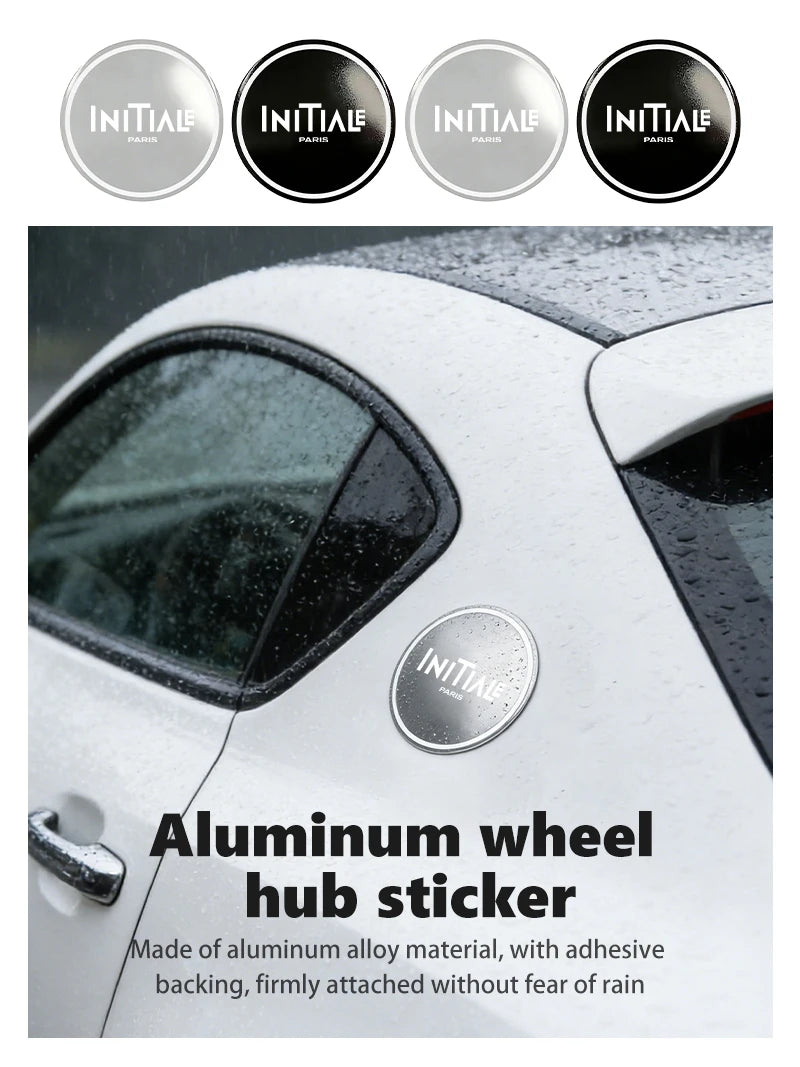 Autocollants Emblème de Moyeu Renault Initiale Paris 56 mm Lot de 4