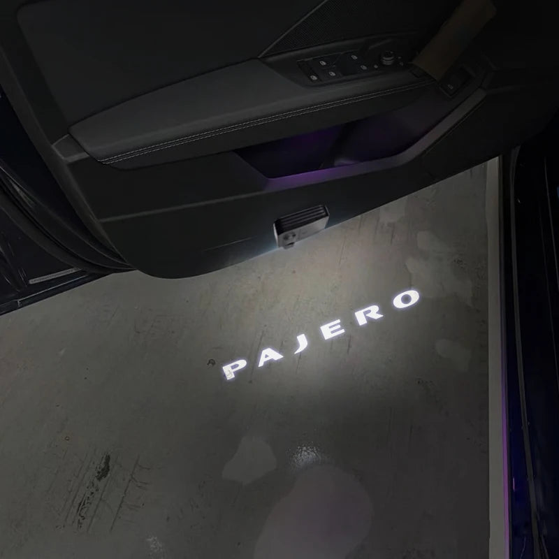 Projecteur LED de Porte Mitsubishi Outlander Pajero ASX Lancer EX Eclipse Cross Lumière de Bienvenue Sans Fil