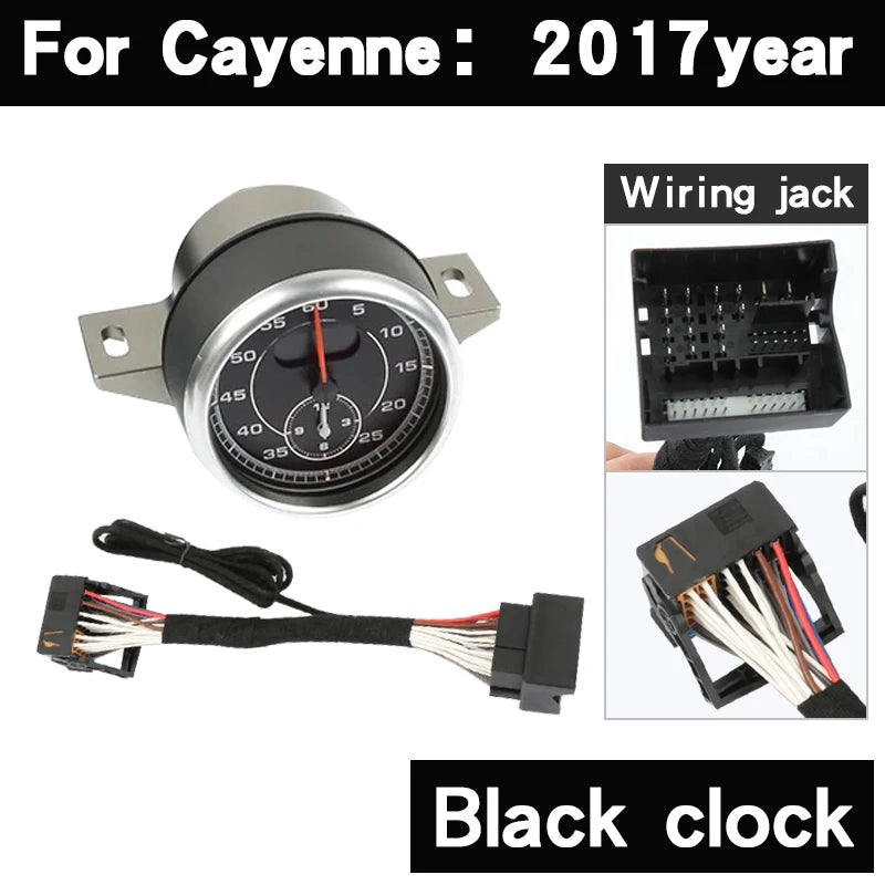 Chronomètre de Bord Porsche Cayenne 958 2010-2017 — exemple de montage