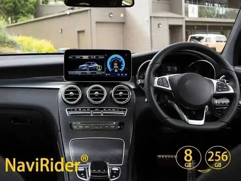 Autoradio Android 14 Mercedes-Benz GLC X253, C et Classe V W446 W447 2015-2018 Écran 12,8 pouces CarPlay DSP