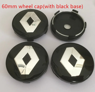 Emblèmes Cache-Moyeux 3D 56mm 60mm 68mm 4 Pièces