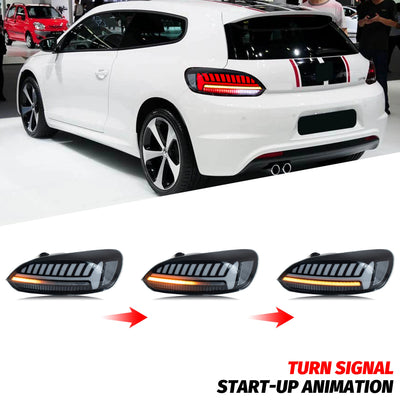 Feux Arrière LED VW Scirocco 3 TSI TDI R 2009-2017 Noirs