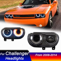 Phares LED Dodge Challenger 2008-2014 Kit Complet Feux de Jour Dynamiques Clignotants
