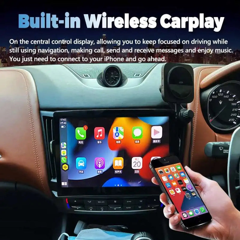 Autoradio Android 14 Maserati Levante 2017-2024 Écran 10,26 pouces CarPlay GPS Bluetooth