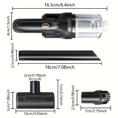 Aspirateur de Voiture Sans Fil Humide et Sec 120 W