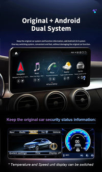 Autoradio Android Mercedes Classe G W463 2013-2018 Écran QLED 14,6 pouces CarPlay Sans Fil GPS