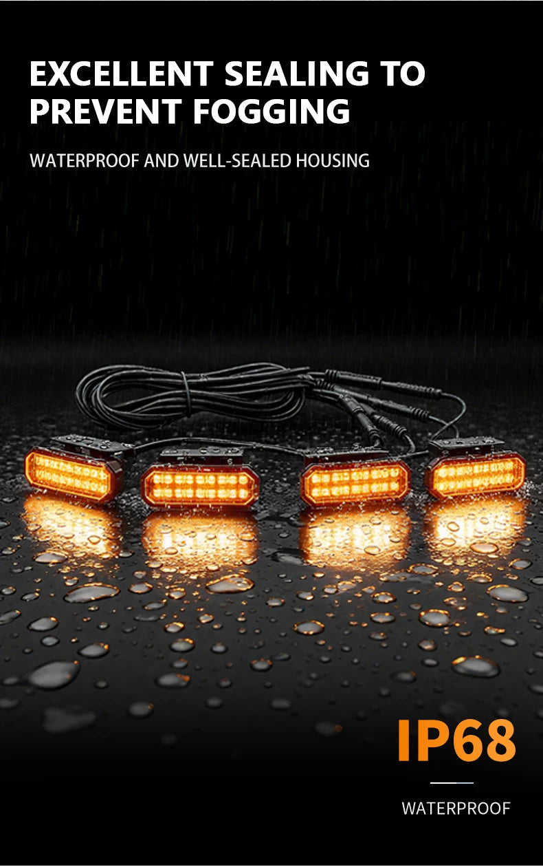 Feux de Calandre LED Nissan Frontier 4, 5 ou 8 Feux RGB ou Couleur