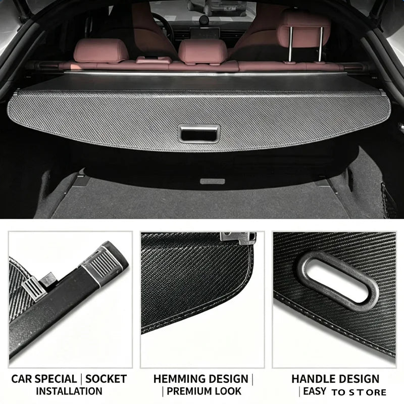 Cache-Bagages Rétractable Wuling Starlight S Noir