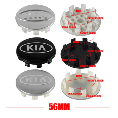 Cache-Moyeux Kia Sportage Rio Ceed 56mm 65mm