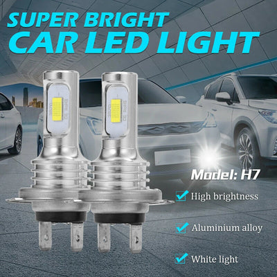 Ampoules LED CSP 80W H7 H4 6000K