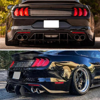 Diffuseur Arrière et Séparateurs Latéraux Ford Mustang 2018-2021