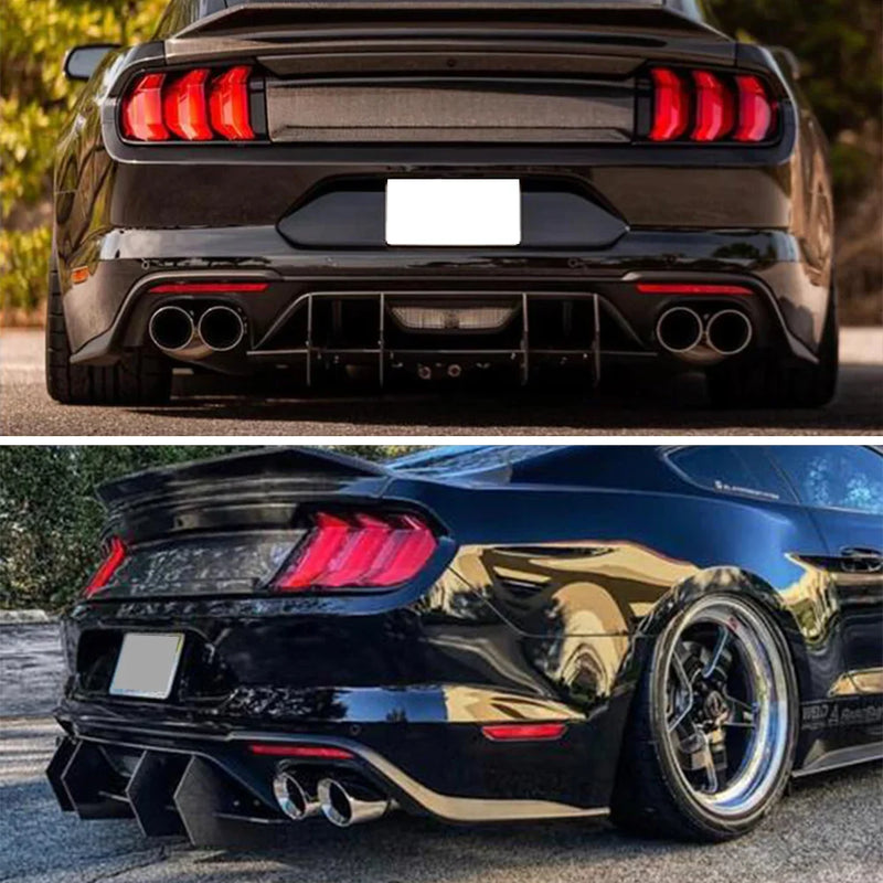 Diffuseur Arrière et Séparateurs Latéraux Ford Mustang 2018-2021