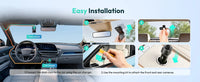 Dashcam Botslab Plus 4K HDR Avant et Arrière avec GPS, Wi-Fi 5 GHz et Capteur SONY STARVIS 2 Vision Nocturne