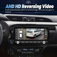 Autoradio Android Écran QLED 12,3 Pouces Toyota Hilux 2015-2023 CarPlay Sans Fil GPS 4G