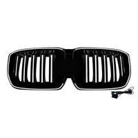 Calandre BMW X1 iX1 U11 2023+ Noir Brillant LED Lumineuse Double ou Simple Ligne