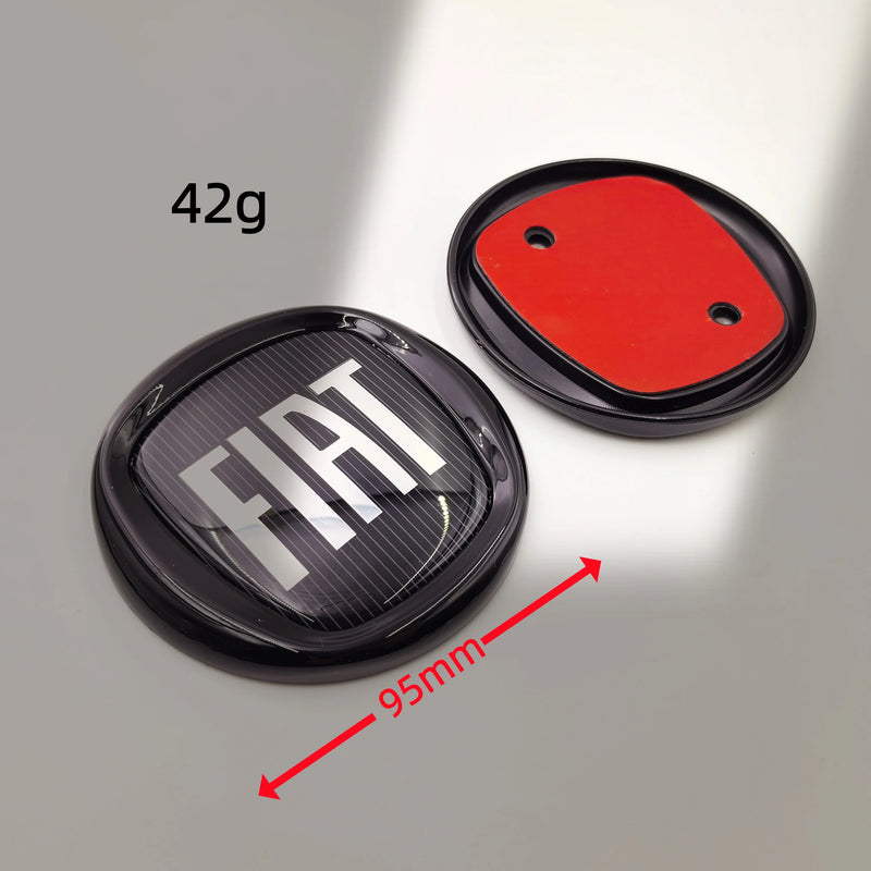 Emblème Fiat 500 Abarth Logo 85 95 100 120 mm pour l'Avant et le Coffre Arrière Autocollant