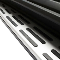 Marchepieds Fixes Mercedes GLE Coupé W167 2021-2026 Argent et Noir 2 Pièces