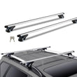 Barres de Toit Transversales Réglables Aluminium SUV Berline
