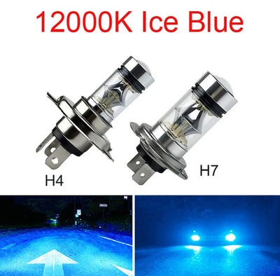 Ampoules LED H4 H7 12000LM 80W Voiture