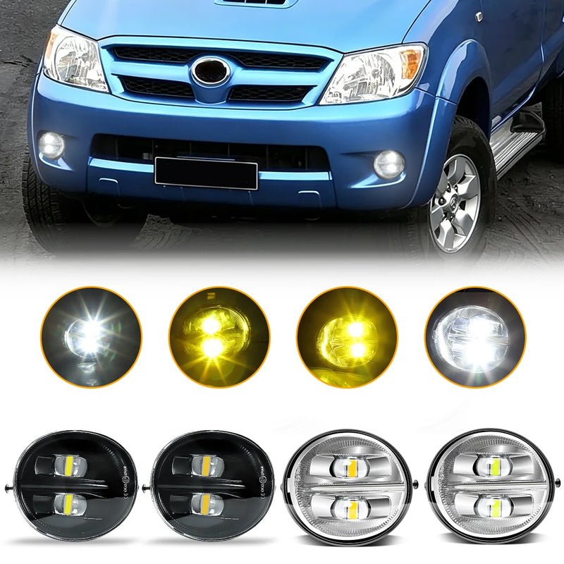 Feux Antibrouillard LED Toyota Hilux 2005-2009 RAV4 2004-2005 Feux de Jour Avant 12V