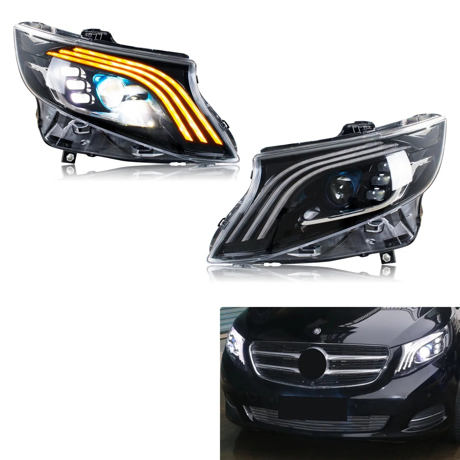 Phares LED Mercedes Vito Metris 2016-2023