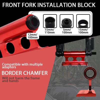 Porte-Vélos de Toit ALLTOO Fixation Fourche 60 kg