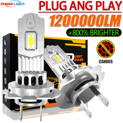 Ampoule LED H4 H7 Universelle Phare Voiture CANBUS