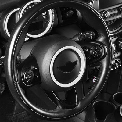 Cache Logo Mini Cooper F56 F60 Anneau Décoratif Intérieur