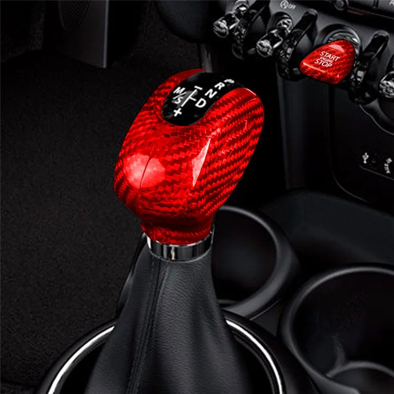Cache Pommeau de Vitesse Carbone Mini Cooper