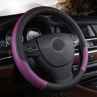 Couvre Volant Voiture Cuir Sport Antidérapant 37-38 cm