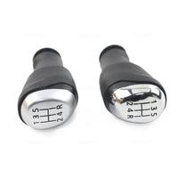 Pommeau de Levier de Vitesse Renault Clio 4 IV et Captur, Boîte Manuelle 5 Vitesses, Argent Brillant ou Mat, Réf. 328654134R