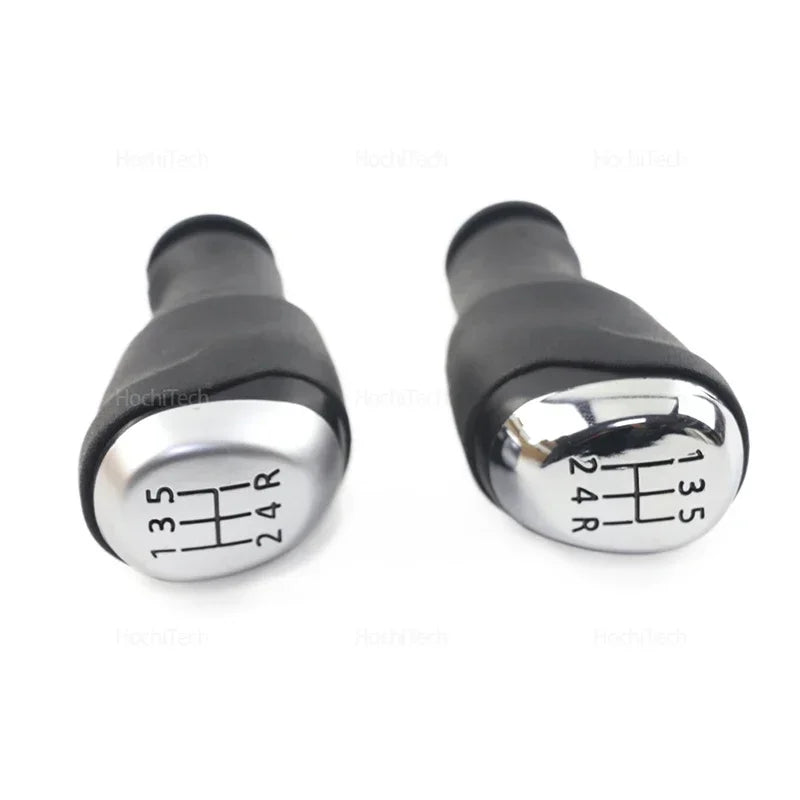 Pommeau de Levier de Vitesse Renault Clio 4 IV et Captur, Boîte Manuelle 5 Vitesses, Argent Brillant ou Mat, Réf. 328654134R