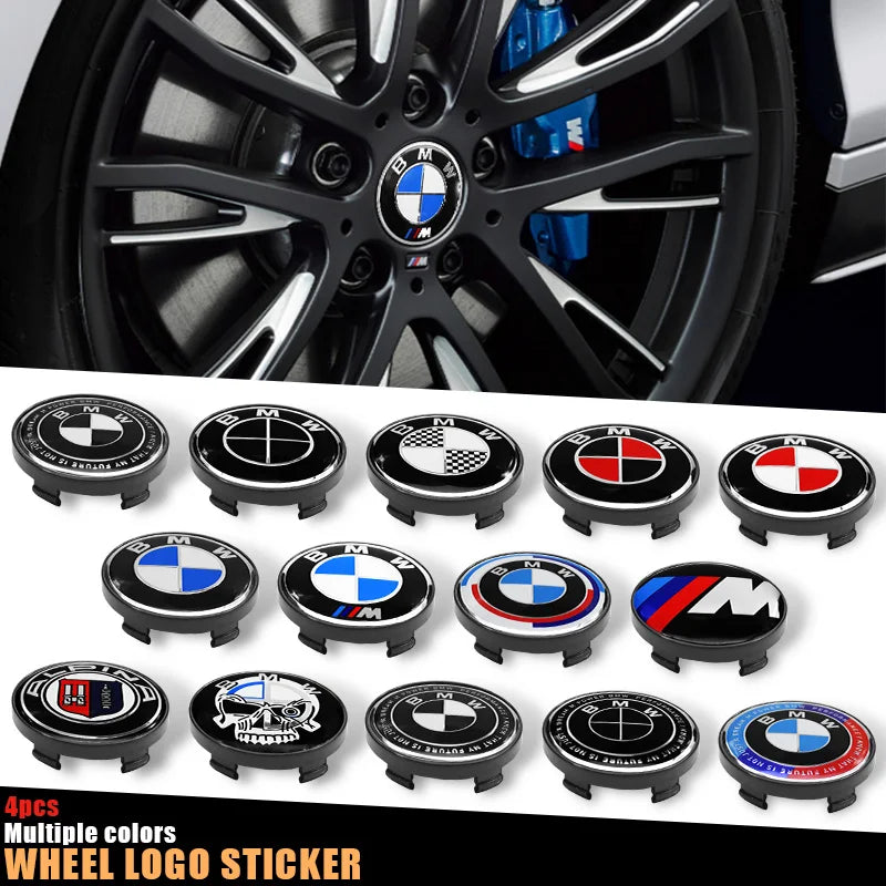 Cache-Moyeux BMW E90 F30 F10 X1 X5 56mm 60mm — vue de profil