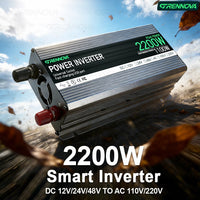12V 220V Autotransformator Wechselrichter 1000 bis 2200 W