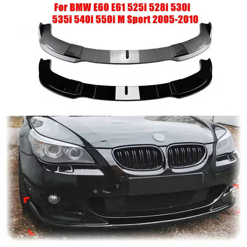 Lame de Pare-Chocs Avant BMW Série 5 E60 E61 M Sport 2005-2010