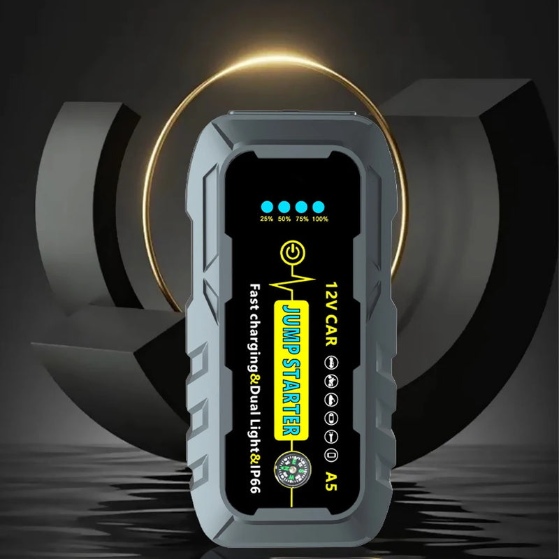 Booster de Batterie Voiture 3000A 12V Étanche IP66 Double Lampe