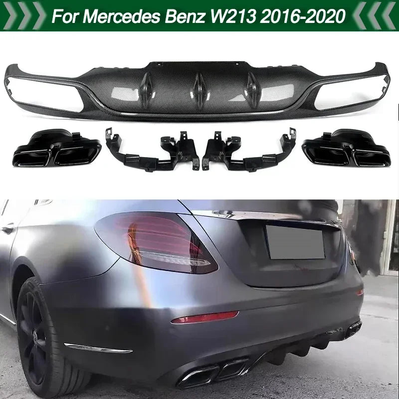 Diffuseur Arrière Carbone Mercedes Classe E W213 2016-2020