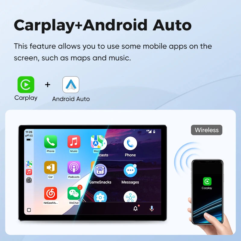 Autoradio Ainavi Android 13 Écran 13,1 Pouces Toyota RAV4 XA50 2019-2025 CarPlay Sans Fil 2K