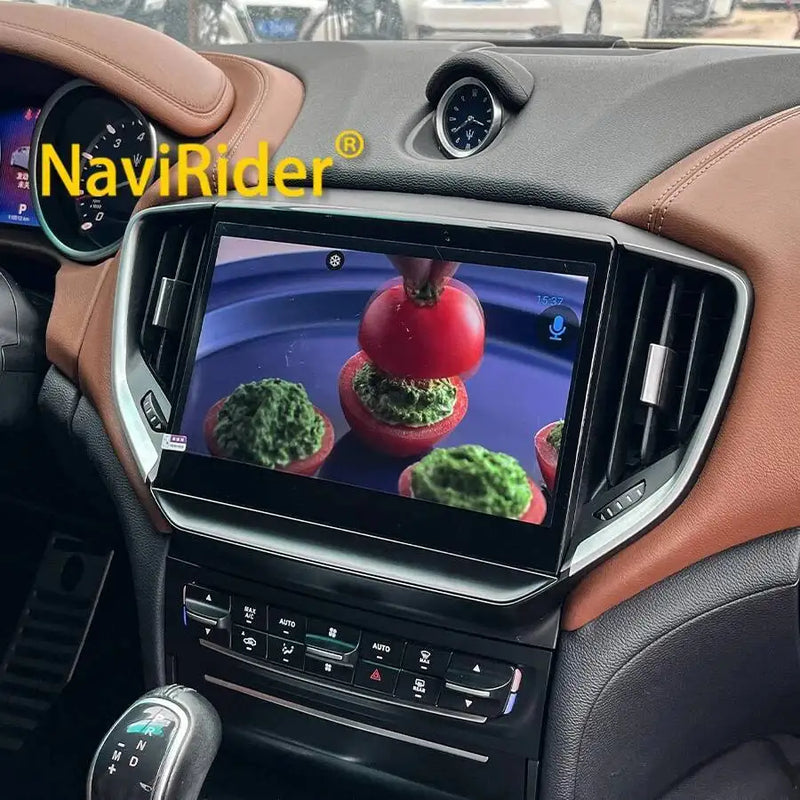 Autoradio Android Maserati Ghibli 2014-2020 Écran QLED 10 pouces CarPlay 4G Version Best GPS