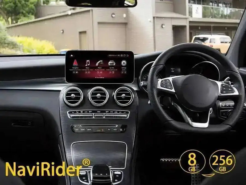 Autoradio Android 14 Mercedes-Benz GLC X253, C et Classe V W446 W447 2015-2018 Écran 12,8 pouces CarPlay DSP