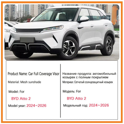 Pare-Soleil Magnétique BYD Atto 2 Yuan Up 2024-2026
