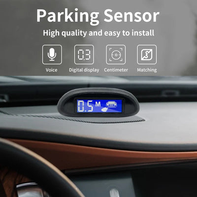 Radar de Recul Hippcron Parktronic 4 Capteurs LCD